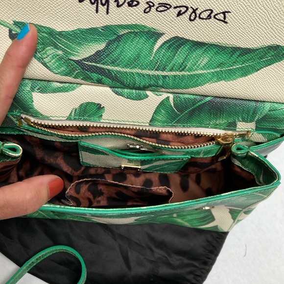 Miss Sicily tropical leaf style bag made in China - Picture 4 of 7